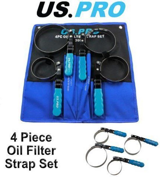 US.PRO tools by Bergen Oliefiltertangset 4-delig
