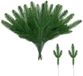 Branches en sapin en plastique pour occasions festives et projets de bricolage