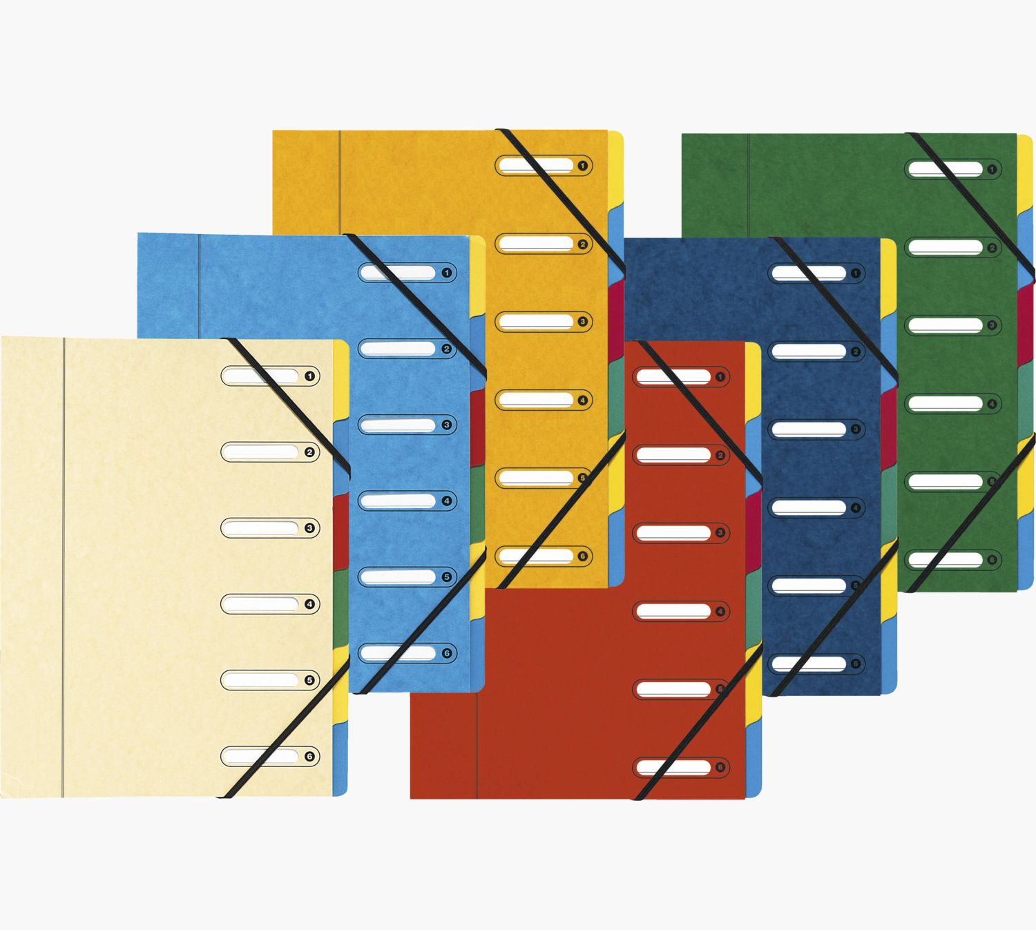 Exacompta 5306E Mappen Doos Verschillende kleuren