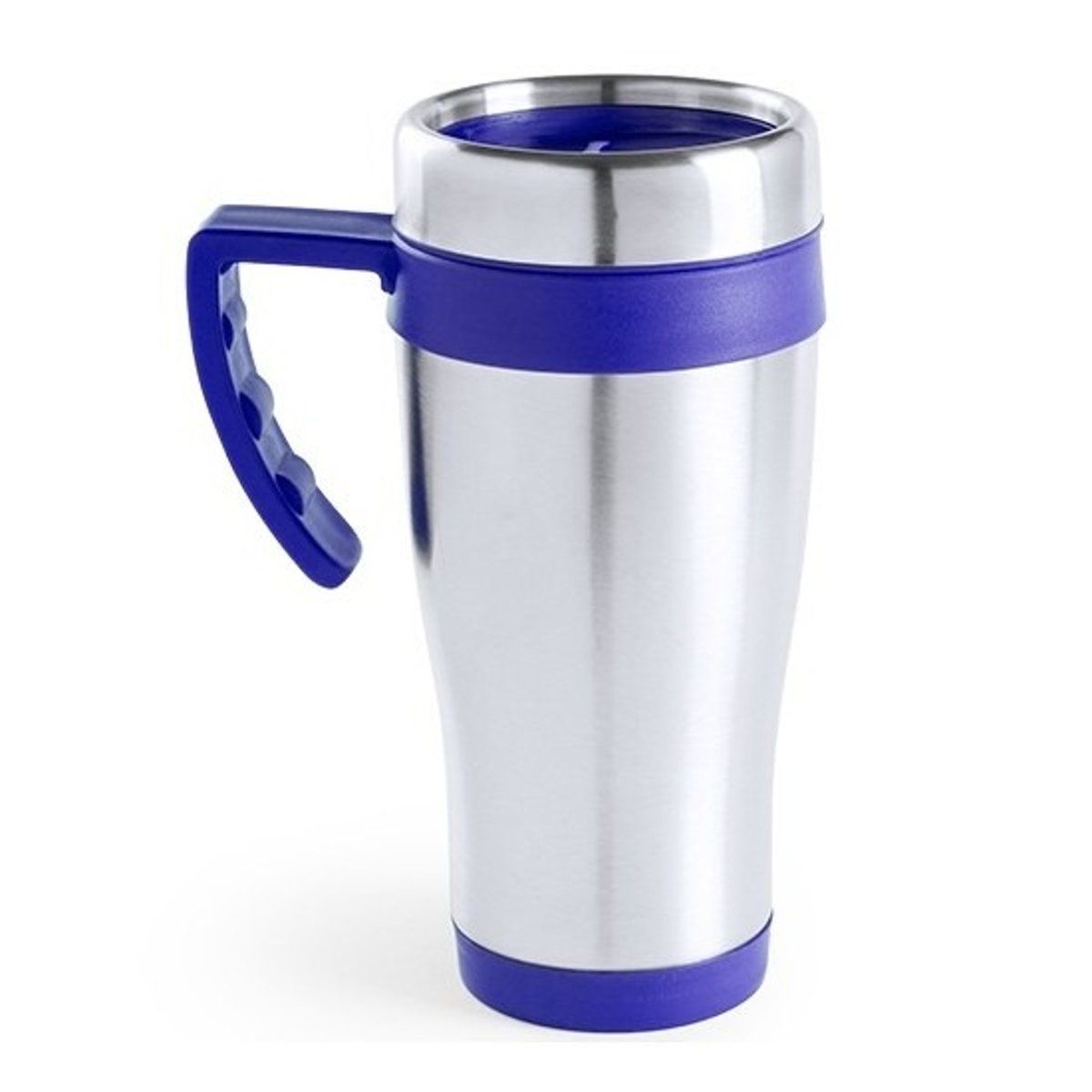 Carson Roestvrijstalen thermo beker blauw 500 ml