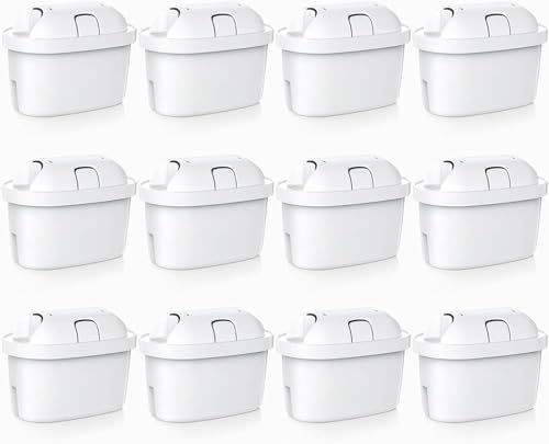 Molifal Waterfilterpatronen, compatibel met Brita Maxtra+, voor Marella, Style, Elemaris, 5-traps filtering, verwijdert chloor, geuren, metalen, BPA-vrij (12)