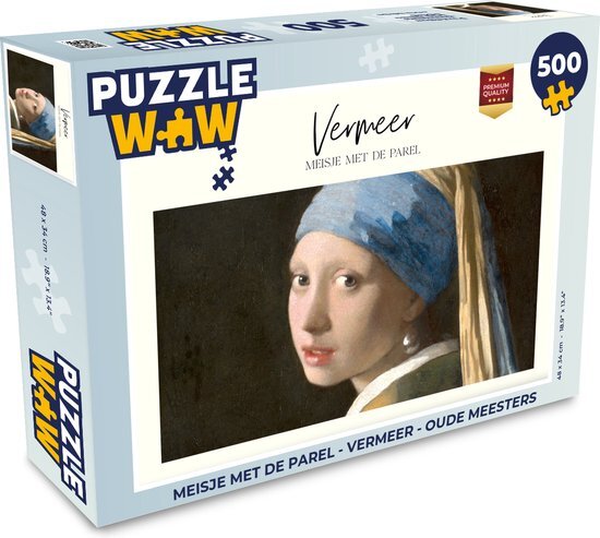 MuchoWow Puzzel Meisje met de parel - Vermeer - Oude meesters - Legpuzzel - Puzzel 500 stukjes