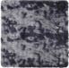 vidaXL NAVARRA Hoogpolig Vloerkleed 160x160 cm Polyester Donkergrijs