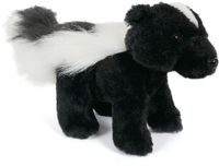 Heunec Pluche stinkdier knuffel - 25 cm - zwart/wit