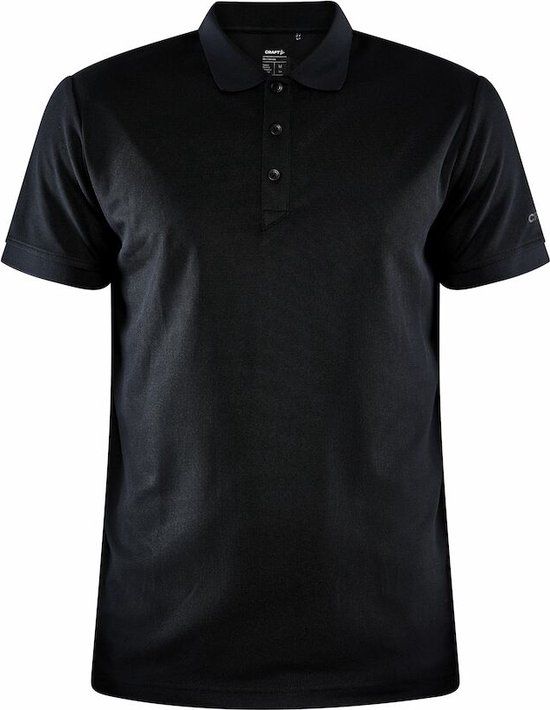 Craft Core Unify Sportpolo Heren - Zwart - Maat XS