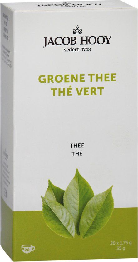 Jacob Hooy Groene Thee - 20 Theezakjes