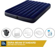 Intex Luchtbed - Twijfelaar - 137 x 191 x 25 cm - Blauw