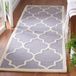 SAFAVIEH Cambridge Collection Geometrisch tapijt - Zilver en Ivoor - 76 x 244 cm