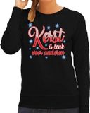 Bellatio Decorations Shoppartners Bv Foute kersttrui / sweater zwart kerst is leuk voor anderen voor dames - kerstkleding / christmas outfit L