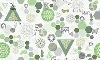 d-c-fix tafelkleed wit – Manhattan Geometris (140 x 180 cm)