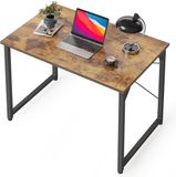 Merkloos Famanu 32" computerbureau thuiskantoor laptop bureau bureau moderne eenvoudige stijl bruin