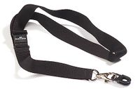 Durable 818700 CardFix kaarthouder met 20 mm breed textiel koord (veiligheidssluiting) 10 stuks, zwart