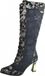 Laura Vita Oanelo 02 Chaussures femme Bottes mi-mollet Noir Loisir