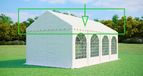 MAX+ Toit de remplacement pour tente de réception 4x8 m – PVC 550 g/m², hauteur latérale 2,6 m, sans armature - Blanc