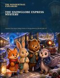 The Snowglobe Express Mystery: Christmas Train Mazes, Holiday Puzzles & Coloring Adventures for Kids Ages 6–8