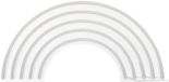 Atmosphera Rainbow Wandlamp Neon - 38x2x19cm - Multi