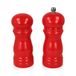 Metaltex pepermolen zoutstrooier set in rood gelakt, hout, 10 x 5 x 13 cm