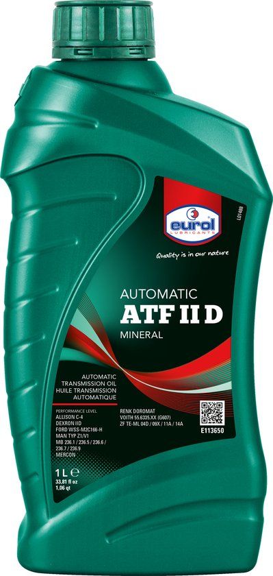 Eurol Automatische Transmissieolie ATF II D 1L