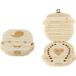 Spetebo Zahndose Holz Milchzahn Dose - Junge, Zahnbox für Milchzähne aus Holz ca. 12 cm