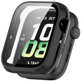 Wigento Honor Watch 5 Beschermhoes van kunststof PC met gehard H9-glas, zwart