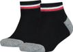 Tommy Hilfiger kids 2P quartersokken iconic sports zwart