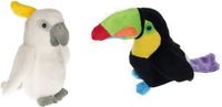 Cornelissen Natierliche Geschenke Gmbh Set van 2 tropische vogel knuffels