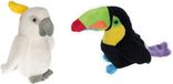 Cornelissen Natierliche Geschenke Gmbh Set van 2 tropische vogel knuffels
