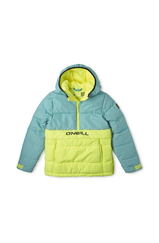 O'Neill O'Neill O'Riginals Puffer Anorak Jas Meisjes, turquoise/geel 140 2022 Winterjassen