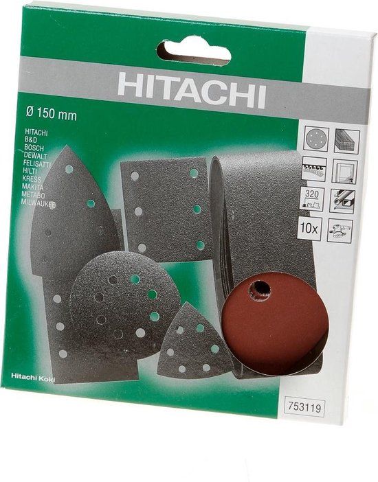 HiKOKI Schuurschijf diameter 150 K320 (10 stuks)