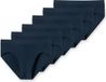 Schiesser Heren slip / onderbroek 6 pack 95/5 Cotton XXL donkerblauw