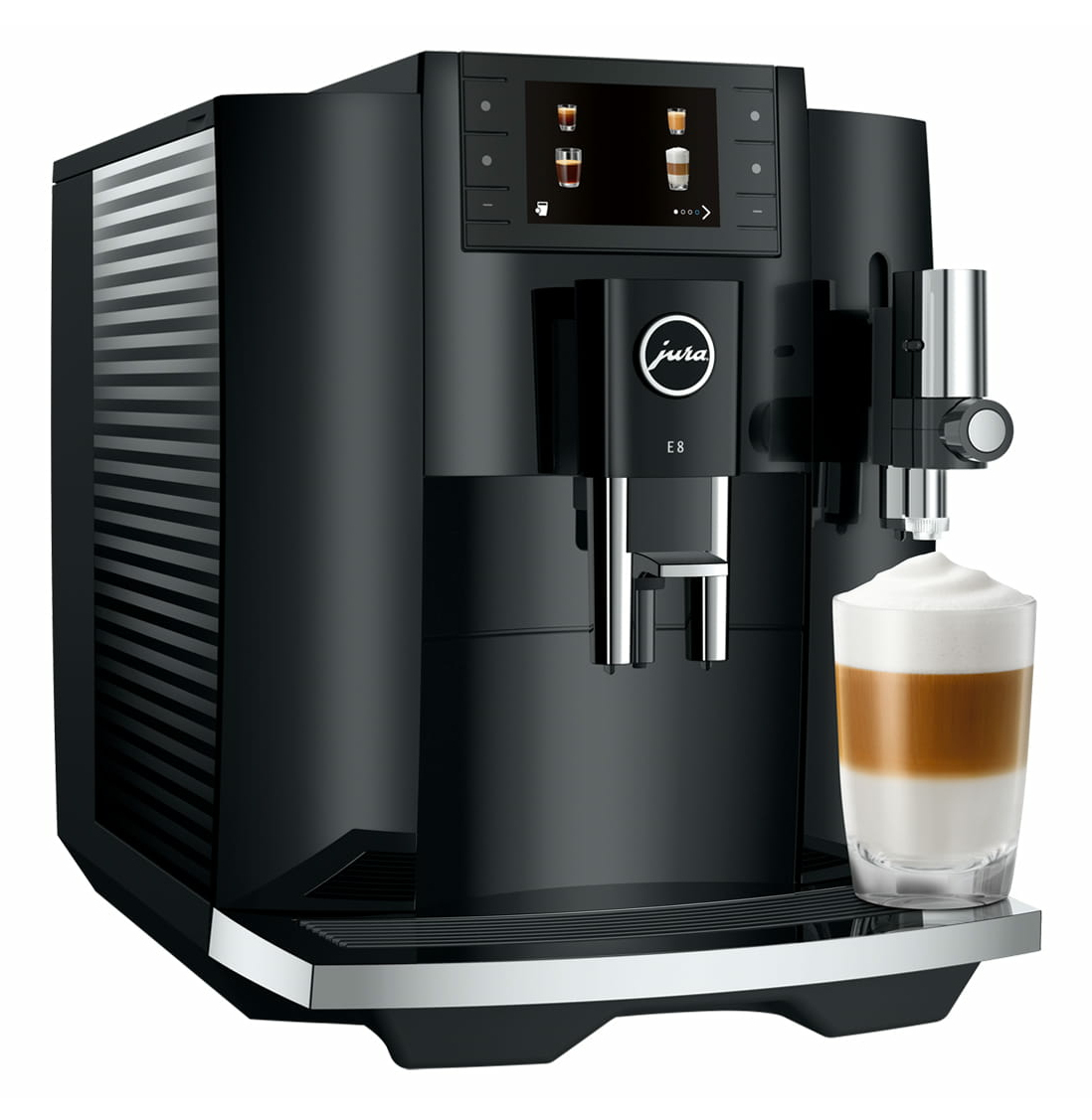 JURA E8 Volautomatische Espressomachine - Piano Black - EC