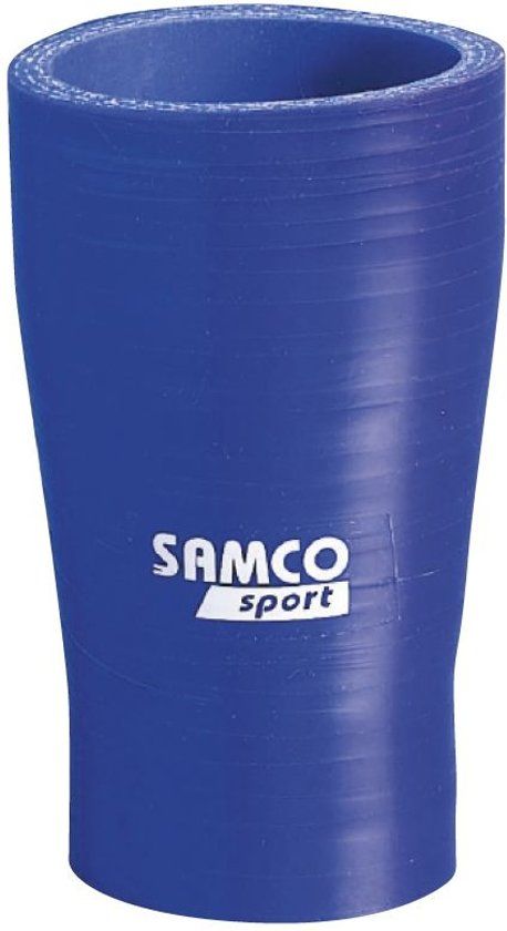 Samco Sport Samco Verloopstuk recht blauw - Lengte 102mm - Ø35>32mm