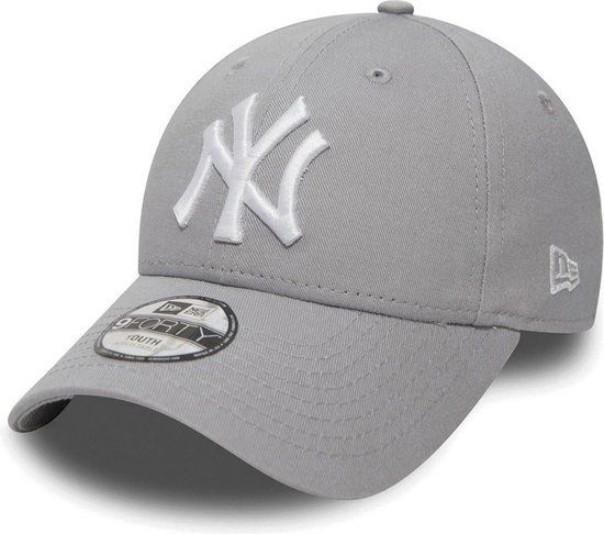 New Era K 9forty MLB League Basic NY Yankees Cap - Grey - Kids