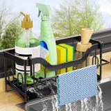 Unyqoos Roestvrijstalen Spoelbak- en Gootsteenorganizer