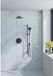 FortiFura Calvi Inbouw Regendoucheset - rond - thermostatisch - wandarm - glijstang - 25cm - hoofddouche - ronde handdouche - metalen doucheslang - mat zwart
