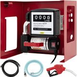 VEVOR Dieselpomp, stookoliepomp, 40 liter, 155 W, zelfaanzuigende oliepomp, 2800 omw/min, motortoerental olieafzuigpomp, zelfaanzuigend, 20 kg dieselbrandstofovervulpomp, telsysteem, automatische pomp