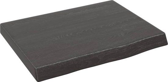 vidaXL Wandschap Eiken Donkerbruin 40x30 cm