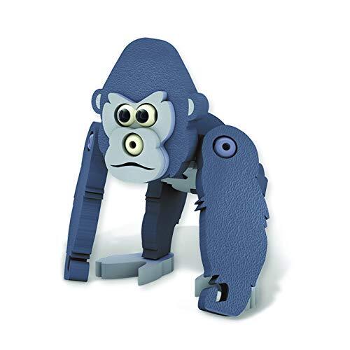 Madmat - Zoo Gorilla Animal Puzzel 3D, kleur grijs, 705000306