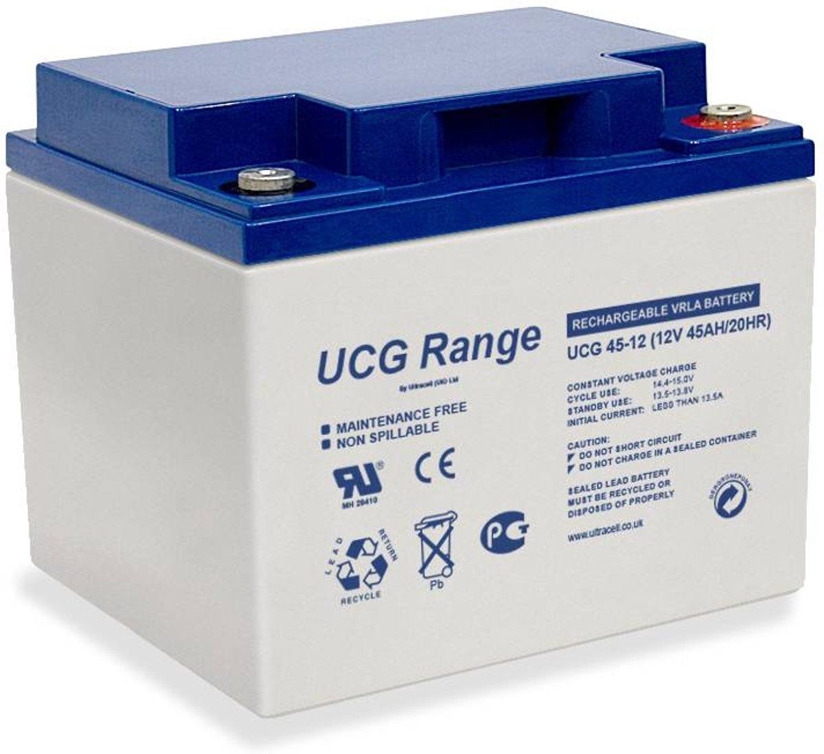 Ultracell UCG 12Volt 45Ah Loodaccu