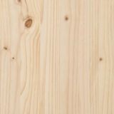 vidaXL Plantenbak beige 203 x 53 x 76,5 cm massief vurenhout