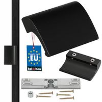KOTARBAU Balkondeursnapper aluminium zwart