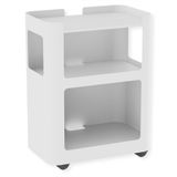 Value Mobiele en open kast, wit