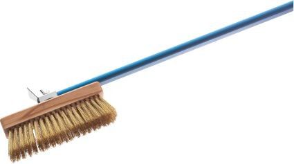 Saro B-200 Schrobborstel - blauw, hout - 161cm