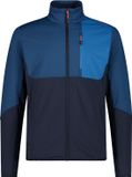 CMP Waterdichte jas met rits voor heren, 2XL, donkerblauw, fleece, herfst/winter 2025