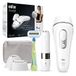 Braun IPL Silk Expert Pro 3 Ontharingsapparaat Voor Vrouwen & Mannen, Ontharing, Venus Scheermes & Tas, Laser Ontharing, Cadeau Voor Vrouwen, PL3139, Wit/Zilver