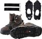 OEM Detailkampioen Antislip Spikes - Spikes - Spikes Voor Schoenen - Antislip Overschoenen Voor Op Sneeuw En Ijs - Spikes Voor Schoenen Met Bandjes - Voor Winterwandelen, Hiken - L(L*W: 30*12cm)