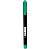 Kores Permanent Marker Fine, vezelpunt, 12 stuks, groen