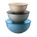 Fratelli Guzzini Kitchen Active Design, set van 3 containers met deksel, Ø28 x h13,8 cm, assorti