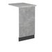 Vicco R-Line Vaatwasserfrontpaneel – 45 cm, WB Marmer Beton