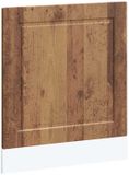 vidaXL Vaatwaspaneel Porto 60x1,5x67 cm bewerkt hout oud houtkleurig